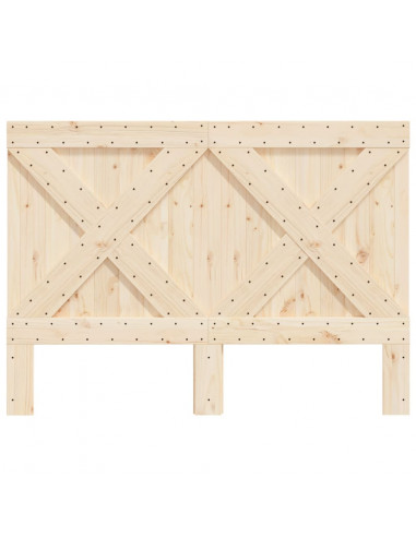 Testiera 140x104 cm in Legno Massello di Pino