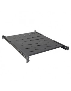 RIPIANO LINK PER ARMADIO RACK 19" ALLUNGABILE 550mm CON 4 AGGANCI NERO per armadi profondi 800mm