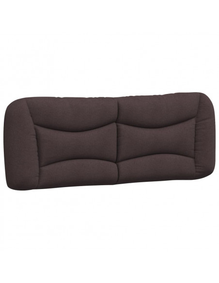 Letto con Materasso Hvar Marrone Scuro 120x200cm Tessuto