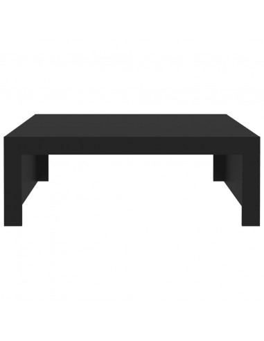 Tavolino da Salotto Nero 100x100x35 cm in Truciolato