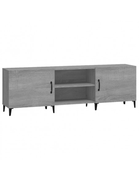 Mobile Porta TV Grigio Sonoma 150x30x50 cm in Legno Multistrato