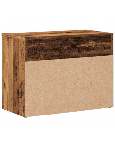 Scarpiera Legno Antico 60x30x45 cm in Legno Multistrato