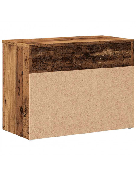 Scarpiera Legno Antico 60x30x45 cm in Legno Multistrato