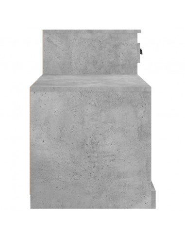 Scarpiera Grigio Cemento 100x42x60 cm in Legno Multistrato