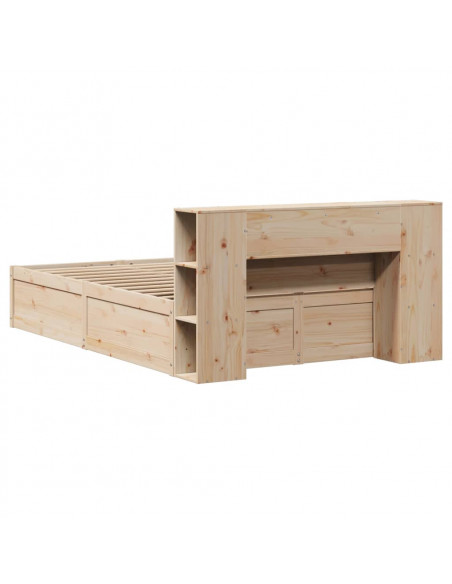 Giroletto senza Materasso 160x200 cm in Legno Massello di Pino