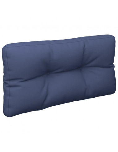Cuscini per Pallet 2 pz Blu Marino in Tessuto