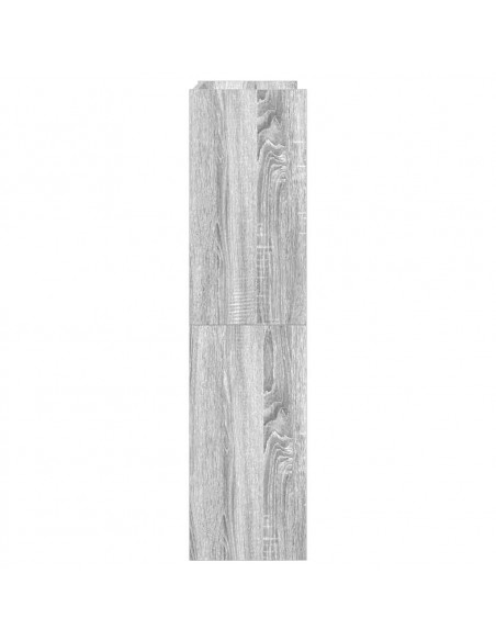 Scarpiera Grigio Sonoma 60x25x100 cm in Truciolato