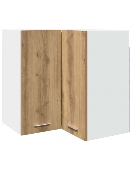 Mobile Pensile Angolo Rovere Artigianale 57x57x60 in Truciolato