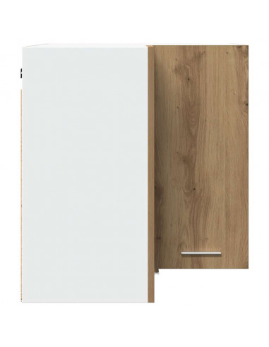 Mobile Pensile Angolo Rovere Artigianale 57x57x60 in Truciolato