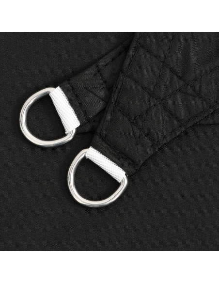 Parasole a Vela Oxford Triangolare 3x4x5 m Nero