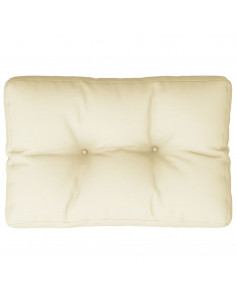 Cuscino per Pallet Crema 60x40x12 cm in Tessuto 2