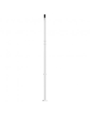 Set Pali per Tenda da Sole Bianco 450x245 cm Ferro