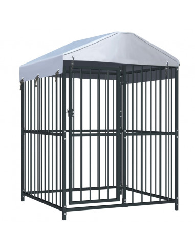 Canile da Esterno con Tetto 120x120x150 cm