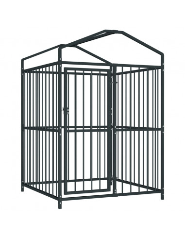 Canile da Esterno con Tetto 120x120x150 cm