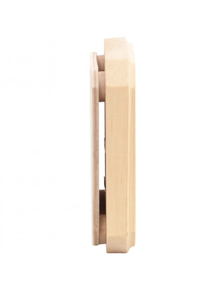 Set Timer Igrotermografo e Clessidra Sauna 2 in 1 Massello Pino
