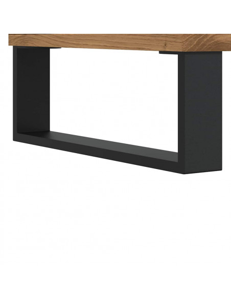 Mobile TV Rovere Artigianale 100x35x55 cm in Legno Multistrato