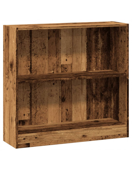 Libreria Legno Antico 80x24x76 cm in Legno Multistrato