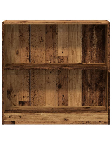 Libreria Legno Antico 80x24x76 cm in Legno Multistrato
