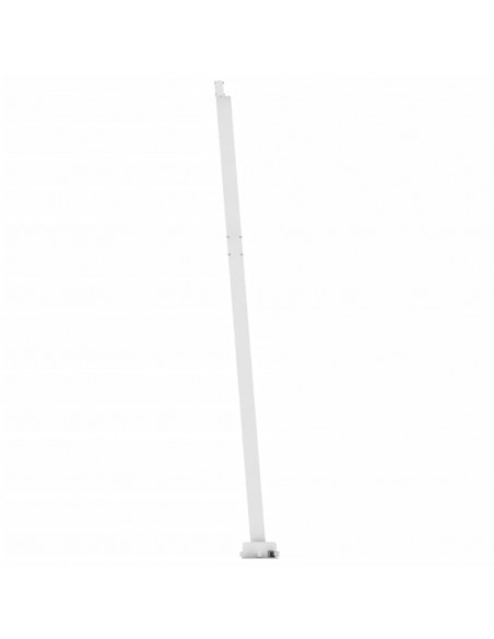 Tenda da Sole Retrattile Manuale LED 500x300 cm Gialla Bianca