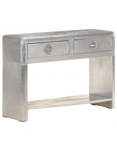 Credenza Stile Aviatore 110x35x75 cm in Metallo