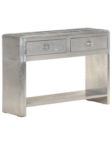 Credenza Stile Aviatore 110x35x75 cm in Metallo