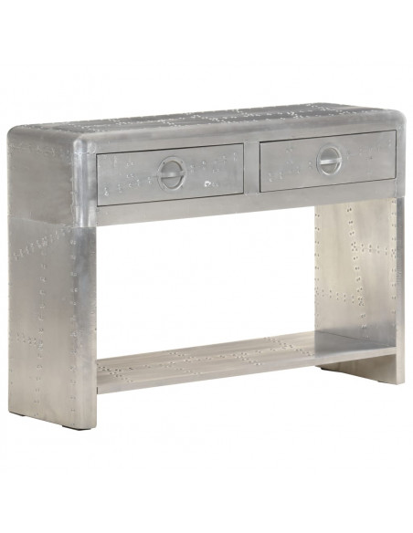 Credenza Stile Aviatore 110x35x75 cm in Metallo