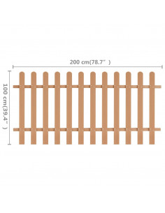 Staccionata in WPC 200x100 cm