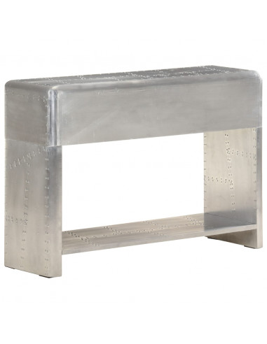 Credenza Stile Aviatore 110x35x75 cm in Metallo