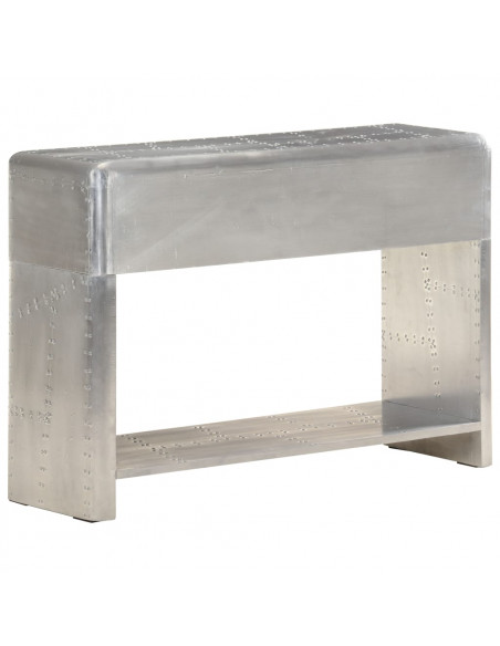 Credenza Stile Aviatore 110x35x75 cm in Metallo