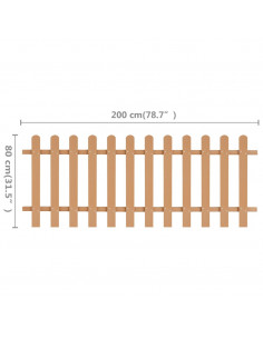Staccionata in WPC 200x80 cm