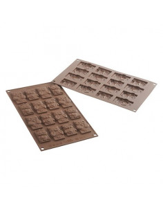 Stampo dolci Silikomart 26199770065 Funny Owls 16p