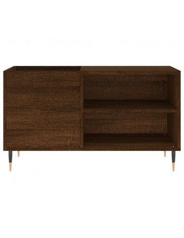 Mobile Porta Dischi Rovere Marrone 85x38x48cm Legno Multistrato