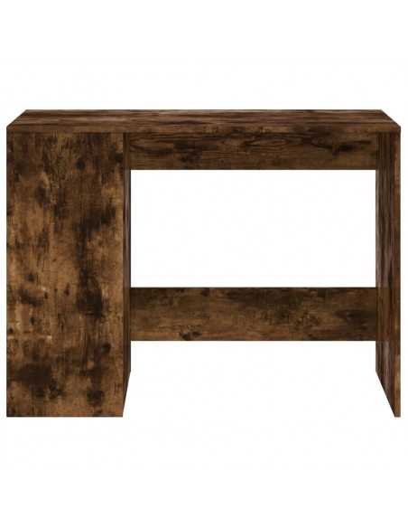 Scrivania Rovere Fumo 102x50x75 cm in Legno Multistrato