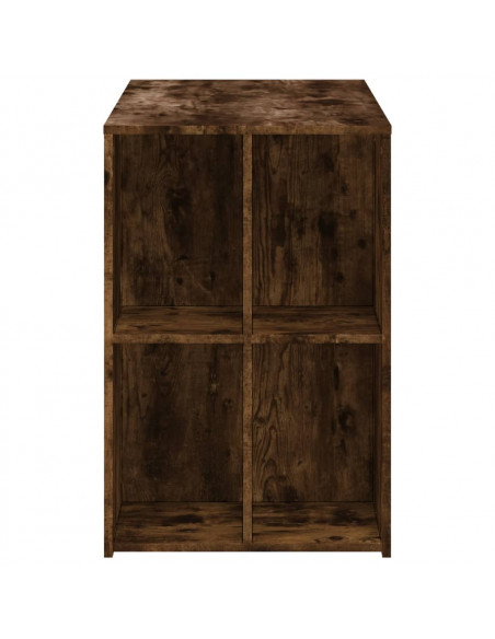 Scrivania Rovere Fumo 102x50x75 cm in Legno Multistrato
