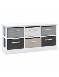 Mobile Contenitore Con 6 Cassetti In Legno 2