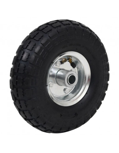Ruote Carrello a Mano 2 pz in Gomma 4.10/3.50-4 (260x83)