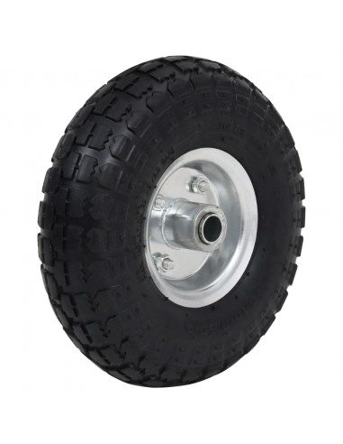 Ruote Carrello a Mano 2 pz in Gomma 4.10/3.50-4 (260x83)