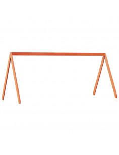 Tetto Letto Bambini Marrone Cera 209x95,5x88 cm Massello Pino 2