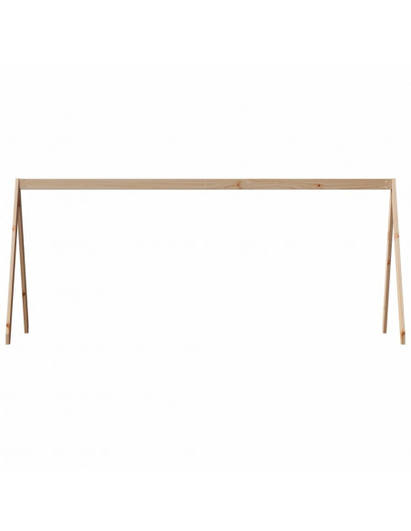 Tetto per Letto Bambini 199x80,5x88 cm Legno Massello di Pino