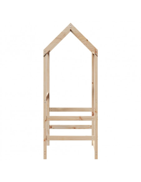 Tetto per Letto Bambini 108x70x176,5 cm Legno Massello di Pino