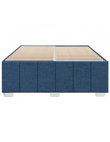 Giroletto senza Materasso Blu 160x200 cm in Tessuto