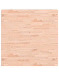 Piano per Tavolo 90x90x1,5 cm Quadrato Legno Massello di Faggio 2