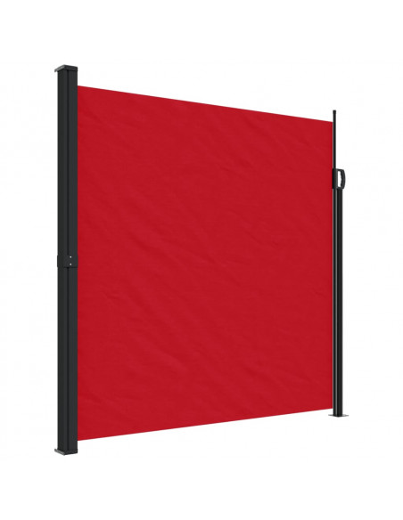 Tenda da Sole Laterale Retrattile Rossa 200x600 cm
