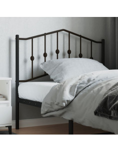 Testiera in Metallo Nero 100 cm 2