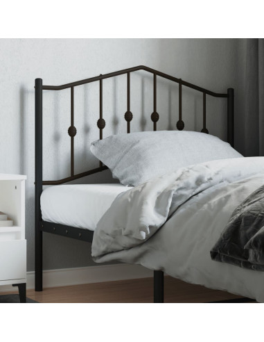 Testiera in Metallo Nero 100 cm