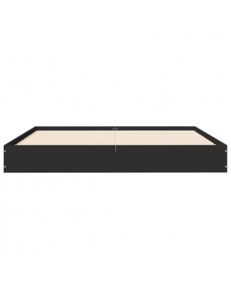Giroletto Nero 140x200 cm in Legno Multistrato