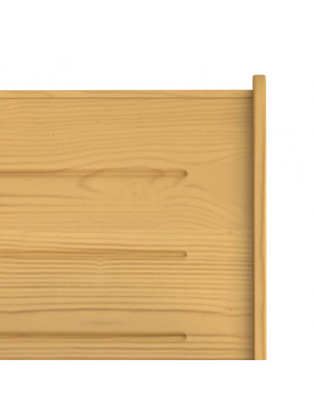 Panca Angolare REINE 151 cm in Legno di Pino Marrone Miele