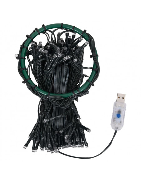 Rete di Luce per Albero di Natale 210 LED Multicolore 210 cm