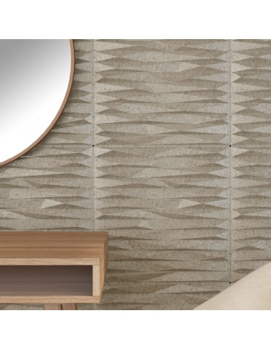 Pannelli Murali 24 pz Beton 50x50 cm XPS 6 m² Pietra