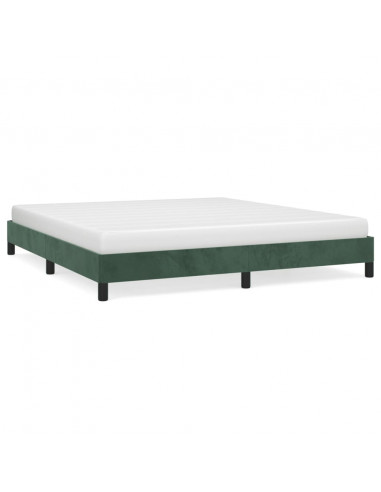 Giroletto Verde Scuro 160x200 cm in Velluto